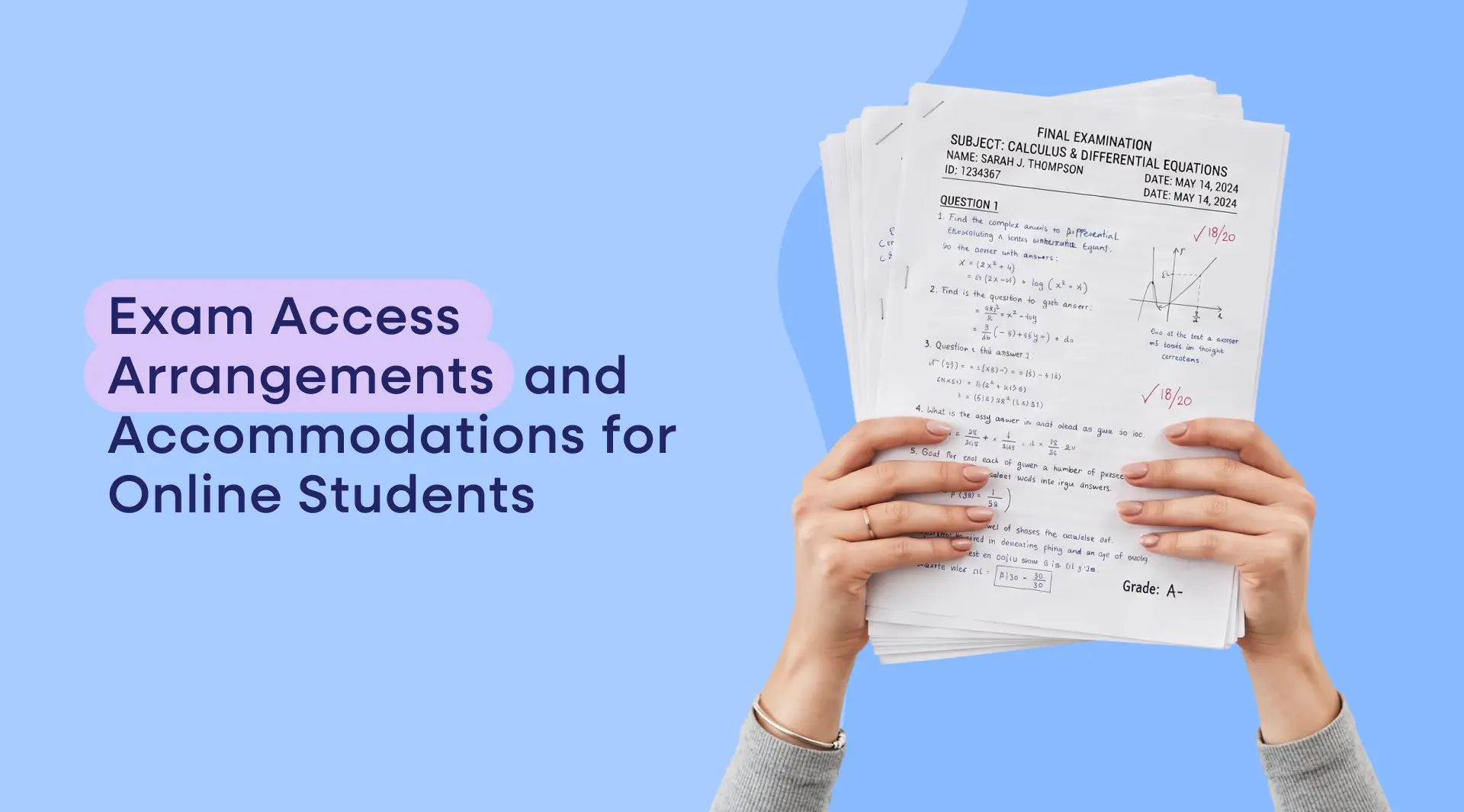 Exam Access Arrangements and Accommodations for Online Students