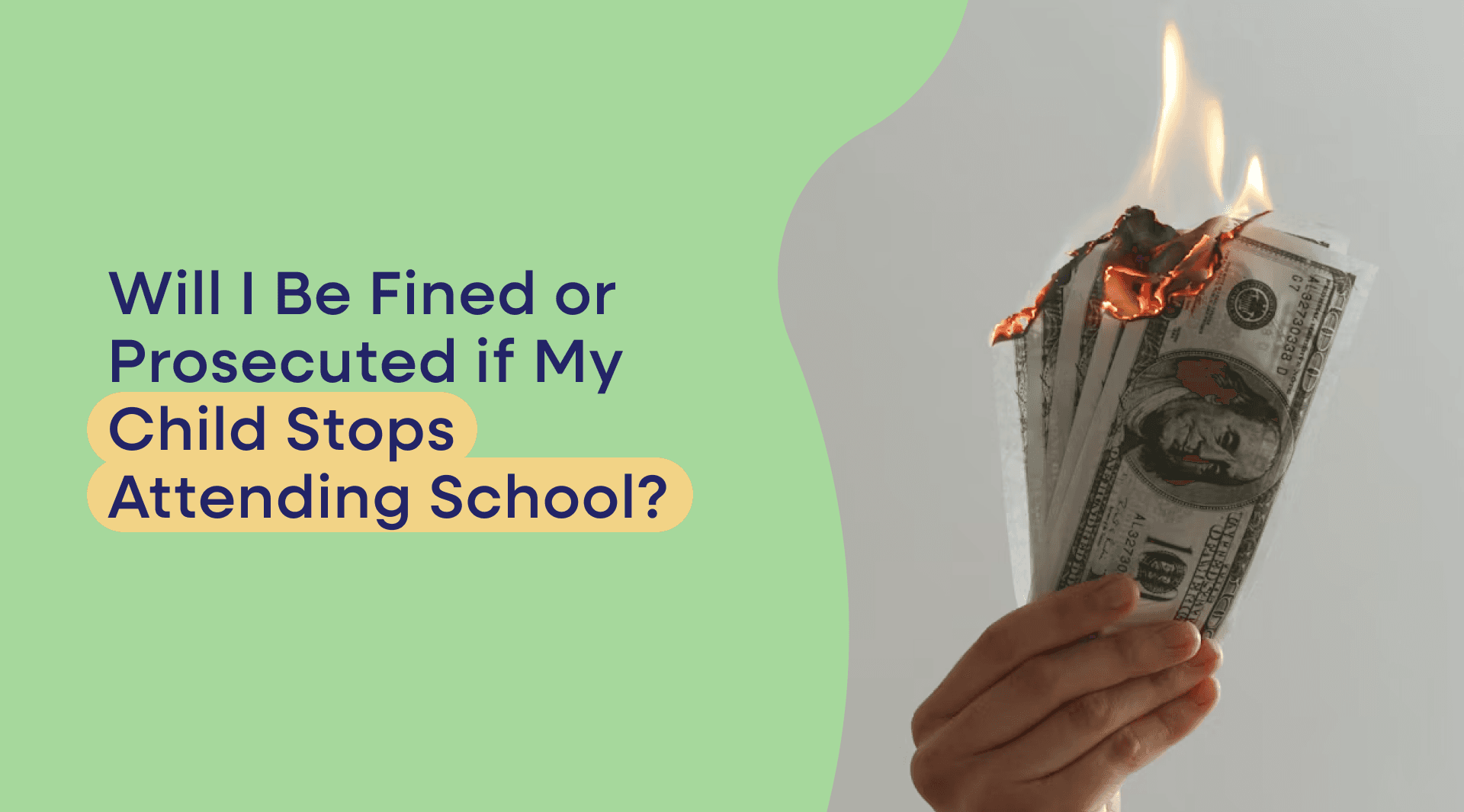 Will I Be Fined or Prosecuted if My Child Stops Attending School?