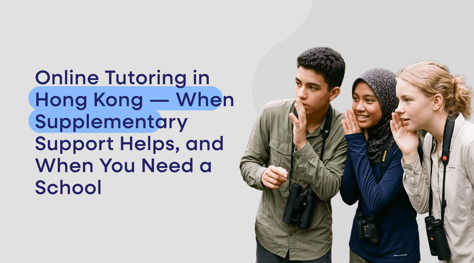 Hong Kong has one of the most established tutoring cultures in the world, and online tutoring is now a major part of it. For many families, it is genuinely valuable — but it is also sometimes used to compensate for a bigger problem that needs a different answer. This guide helps you judge when supplementary tutoring is the right call, and when your family's needs point to a full online school.