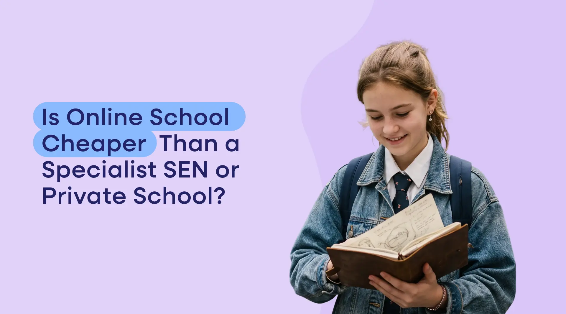 Online school fees are typically a fraction of specialist SEN day or boarding fees, and generally lower than private day school fees too, because online schools remove the cost of a campus, facilities and transport. Specialist SEN placements can run to tens of thousands of pounds a year. Exact figures vary; Teneo's own fees are published separately.