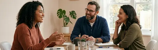 Partnerships team discussion