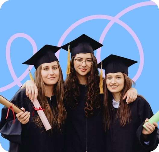 Smiling students from diverse backgrounds studying online with Teneo Online School's internationally recognised curriculum in United Arab Emirates