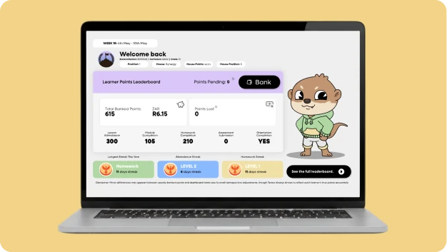 Teneo's proprietary Smart School System gives parents total visibility with real-time updates through the Smart Parent App, Smart Reports, Smart Rewards, Smart Alerts, and Smart Interventions – tracking progress, engagement, attendance and performance in one place.